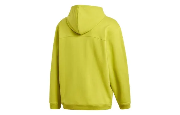 adidas originals Fashion Hoody Casual Sports Pullover Green Yellow