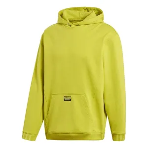 adidas originals Fashion Hoody Casual Sports Pullover Green Yellow