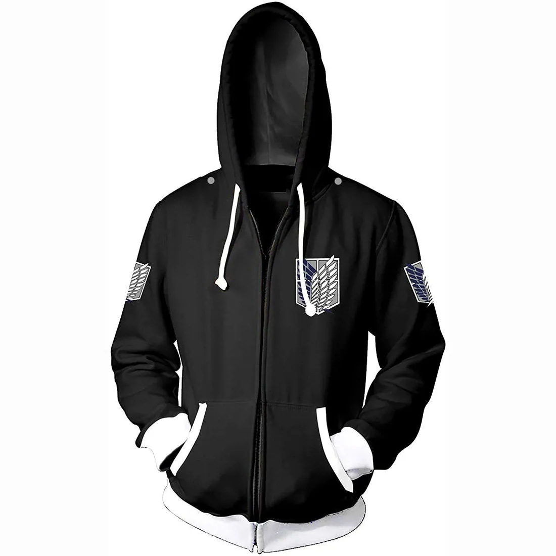 Attack on Titan Unisex Collage Pullover Hoodie Sweatshirt Cosplay Costume