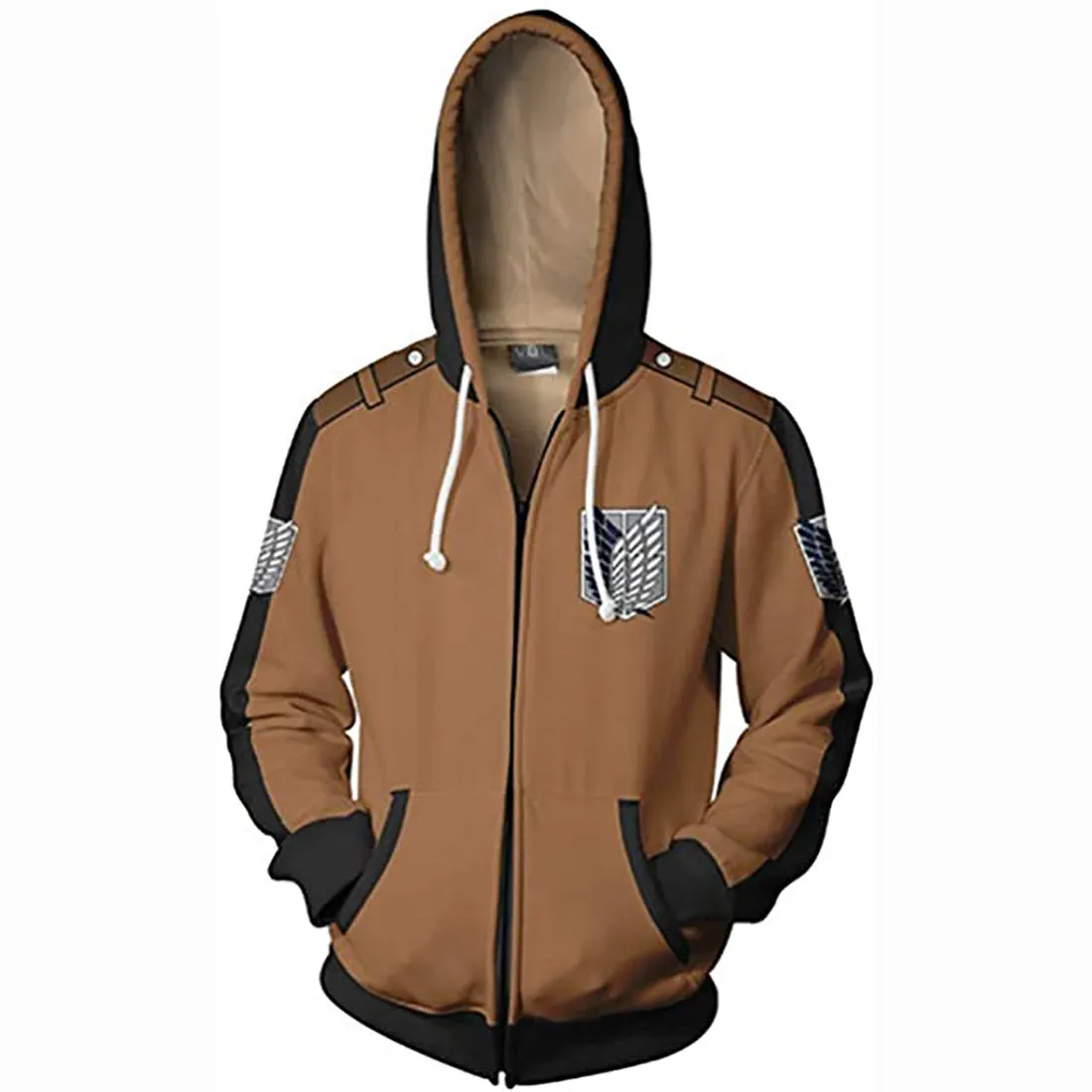Attack on Titan Unisex Collage Pullover Hoodie Sweatshirt Cosplay Costume