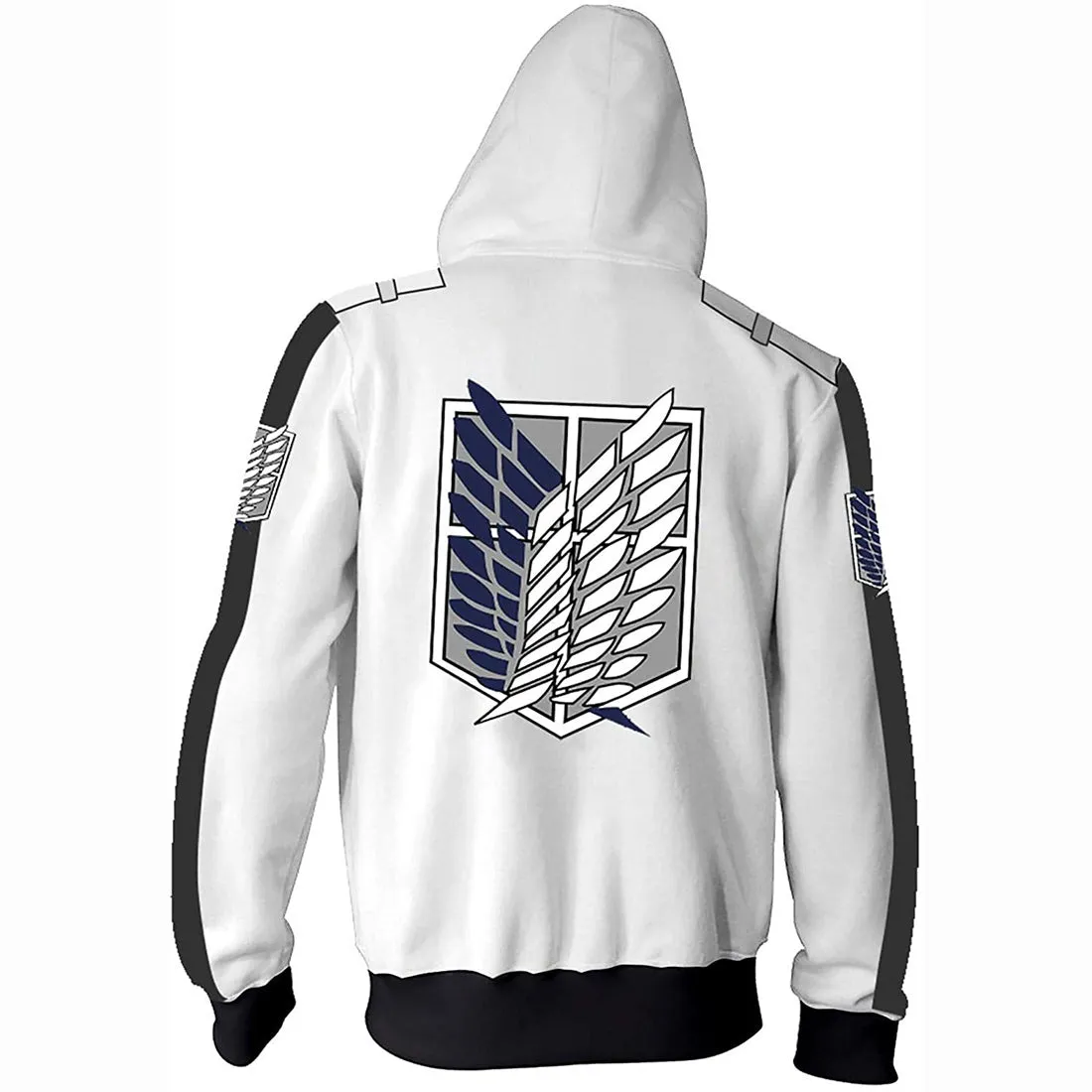 Attack on Titan Unisex Collage Pullover Hoodie Sweatshirt Cosplay Costume