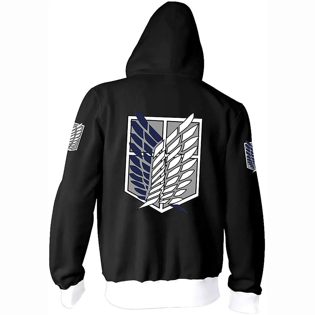 Attack on Titan Unisex Collage Pullover Hoodie Sweatshirt Cosplay Costume