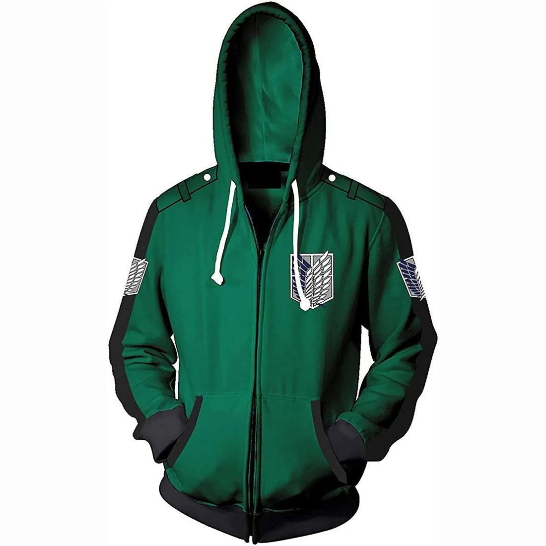 Attack on Titan Unisex Collage Pullover Hoodie Sweatshirt Cosplay Costume