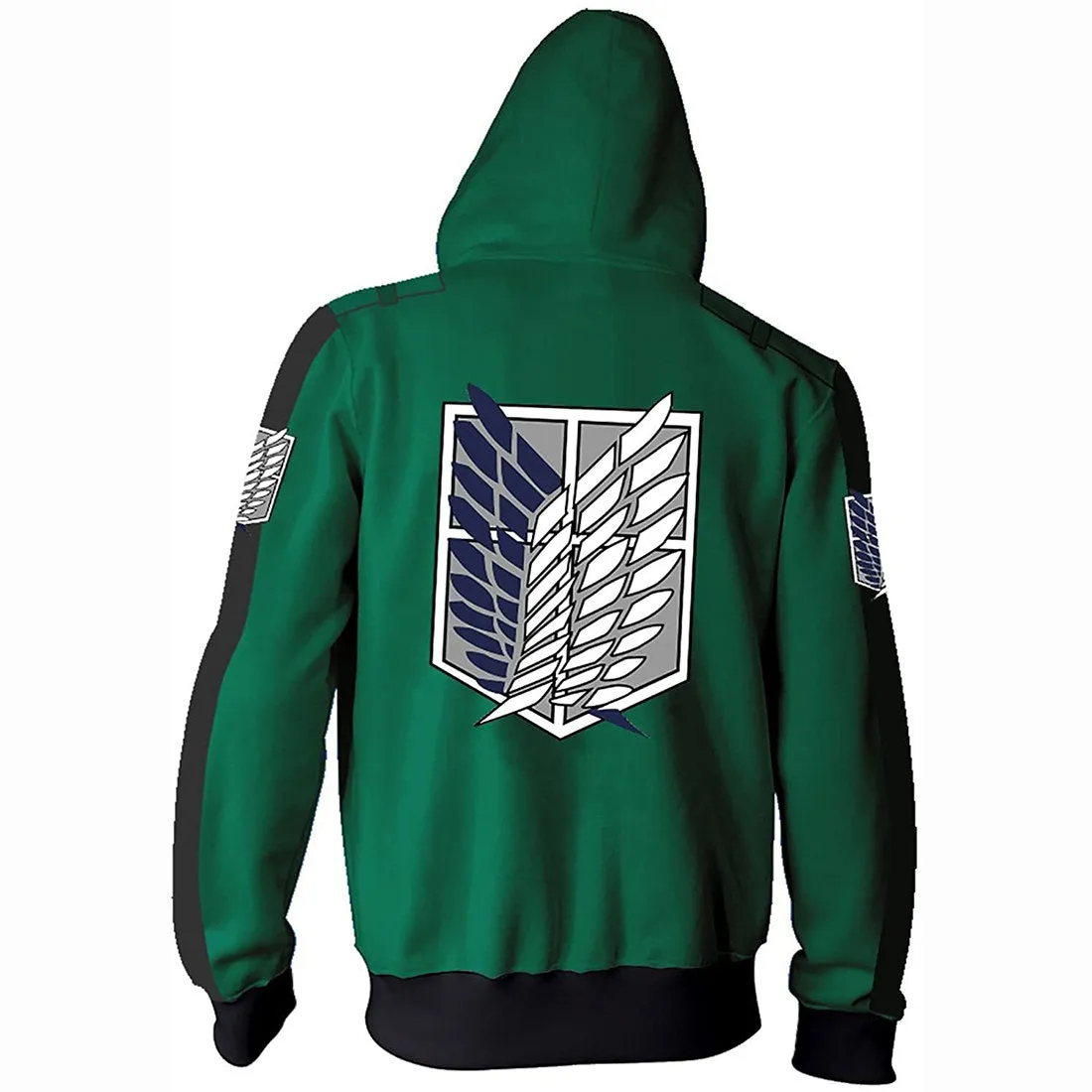 Attack on Titan Unisex Collage Pullover Hoodie Sweatshirt Cosplay Costume