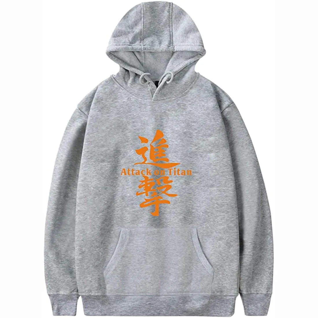 Attack on Titan Unisex Hoodies Casual Hooded Pullover Sweatshirts with Pocket