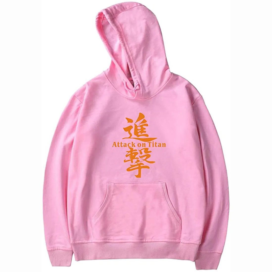 Attack on Titan Unisex Hoodies Casual Hooded Pullover Sweatshirts with Pocket