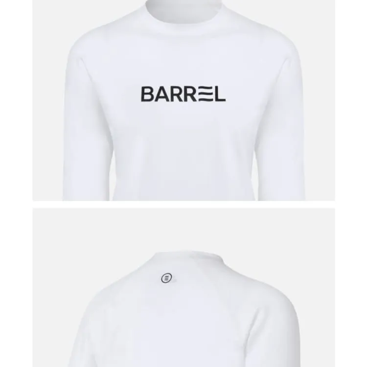 Barrel Women Essential RelaxFit Rashguard-WHITE