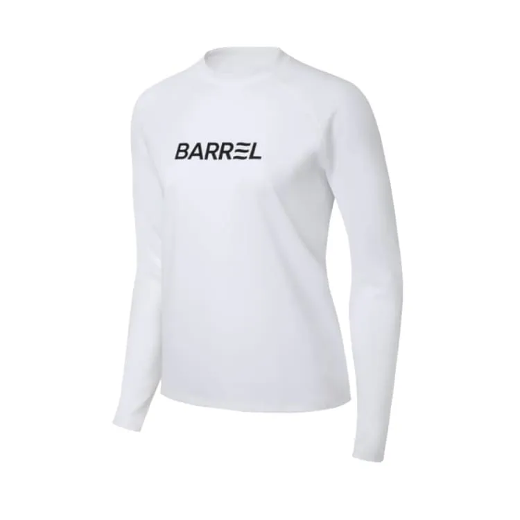 Barrel Women Essential RelaxFit Rashguard-WHITE