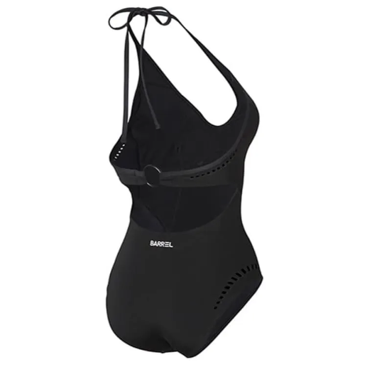 Barrel Womens 0.5mm Neoprene Halter OnePiece-BLACK