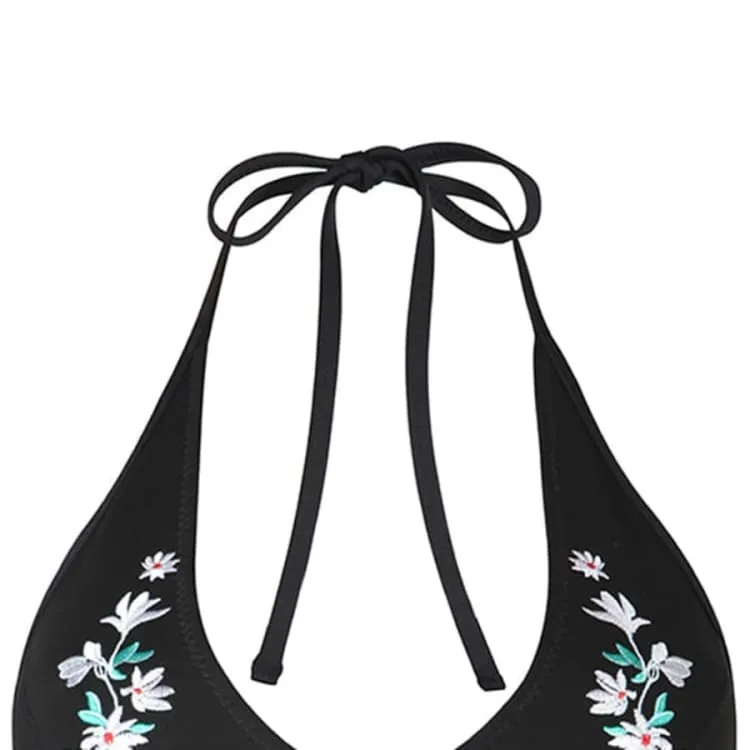 Barrel Womens 0.5mm Neoprene Halter OnePiece-BLACK