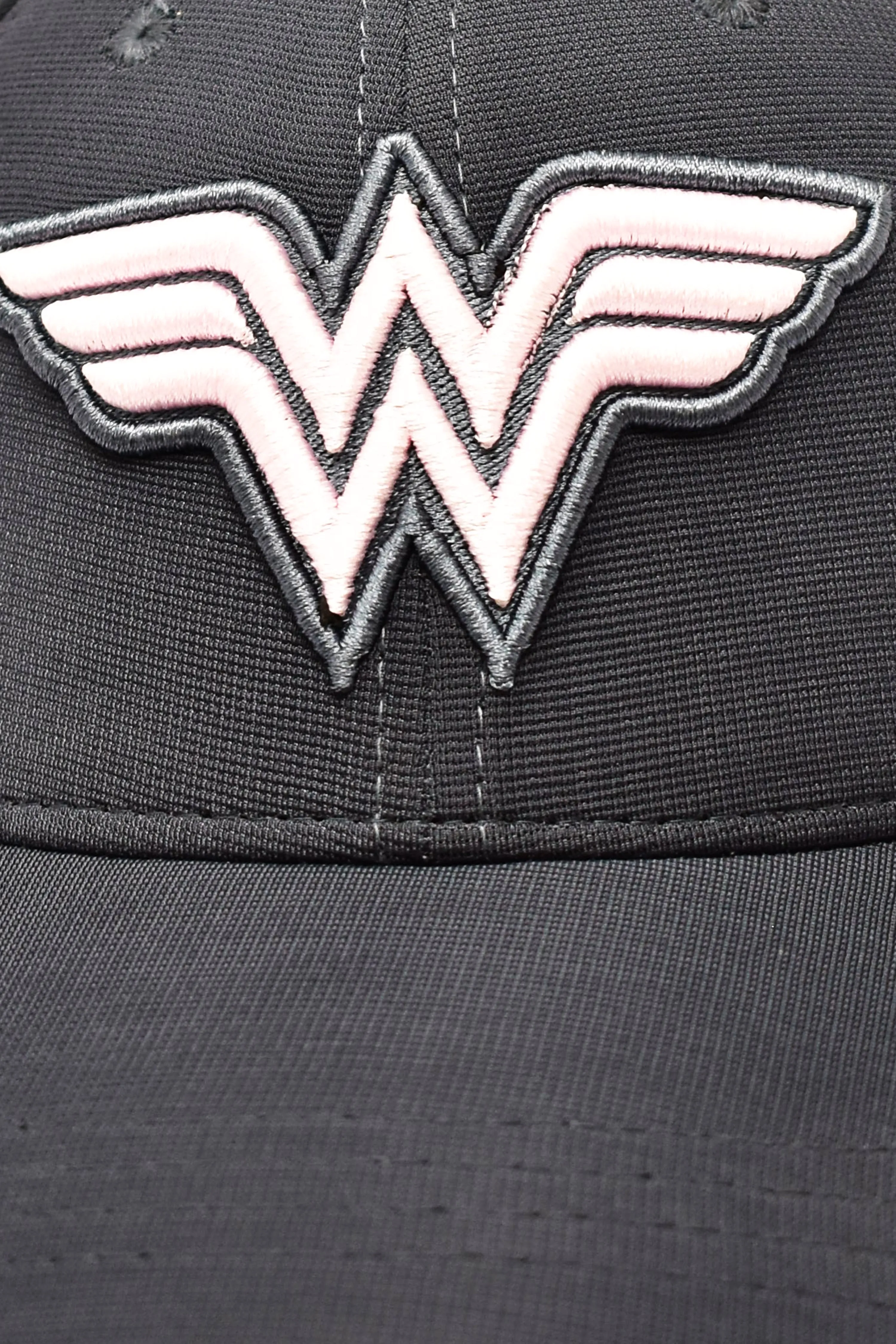 BZ Headwear Wonder Women Logo BaseBall Cap for women In Dark Grey-(Pack of 1/1U)