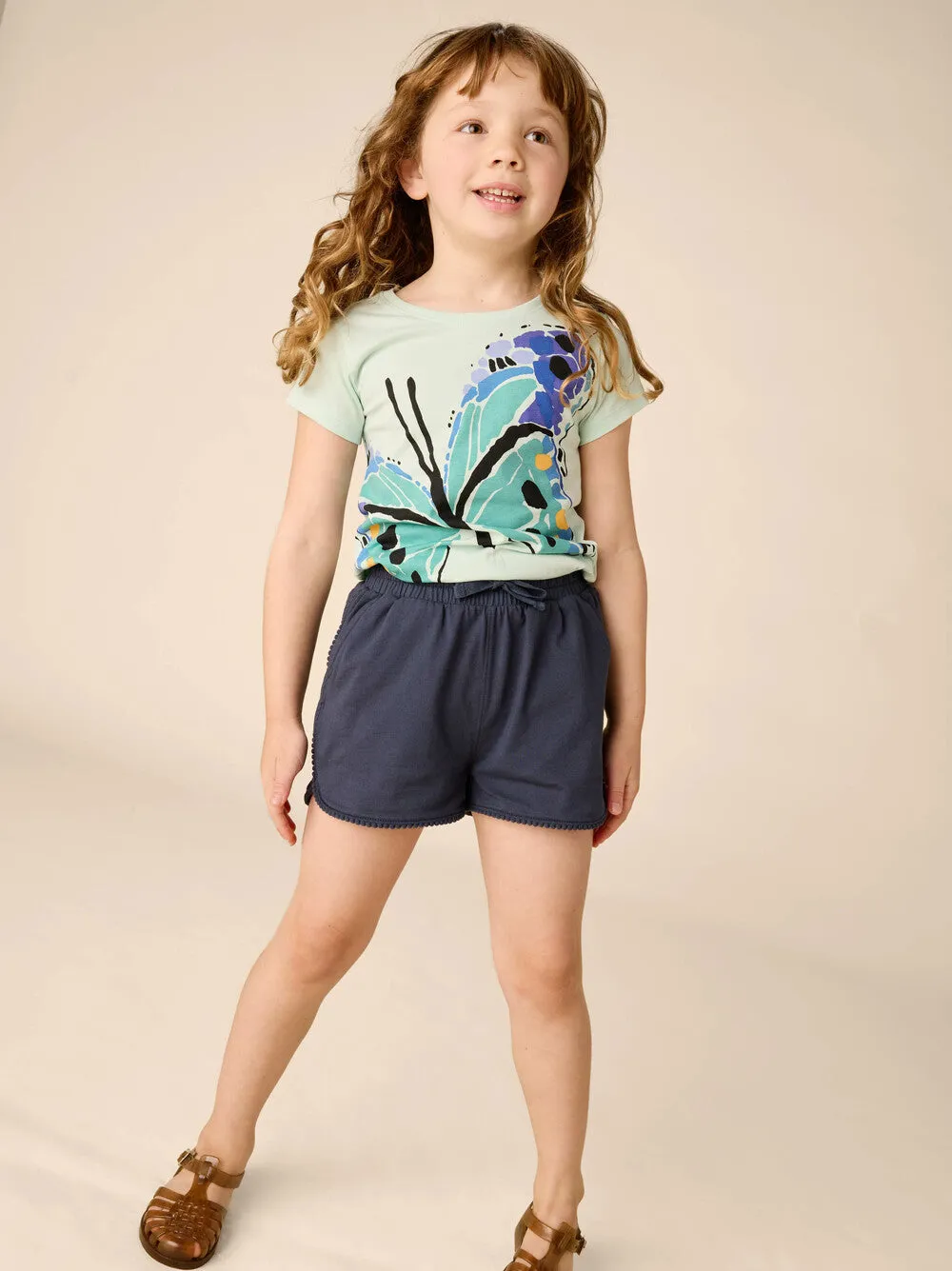 Carnival Butterfly Graphic Tee - Garden Party by Tea Collection