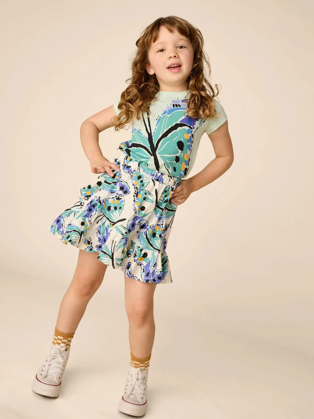 Carnival Butterfly Graphic Tee - Garden Party by Tea Collection