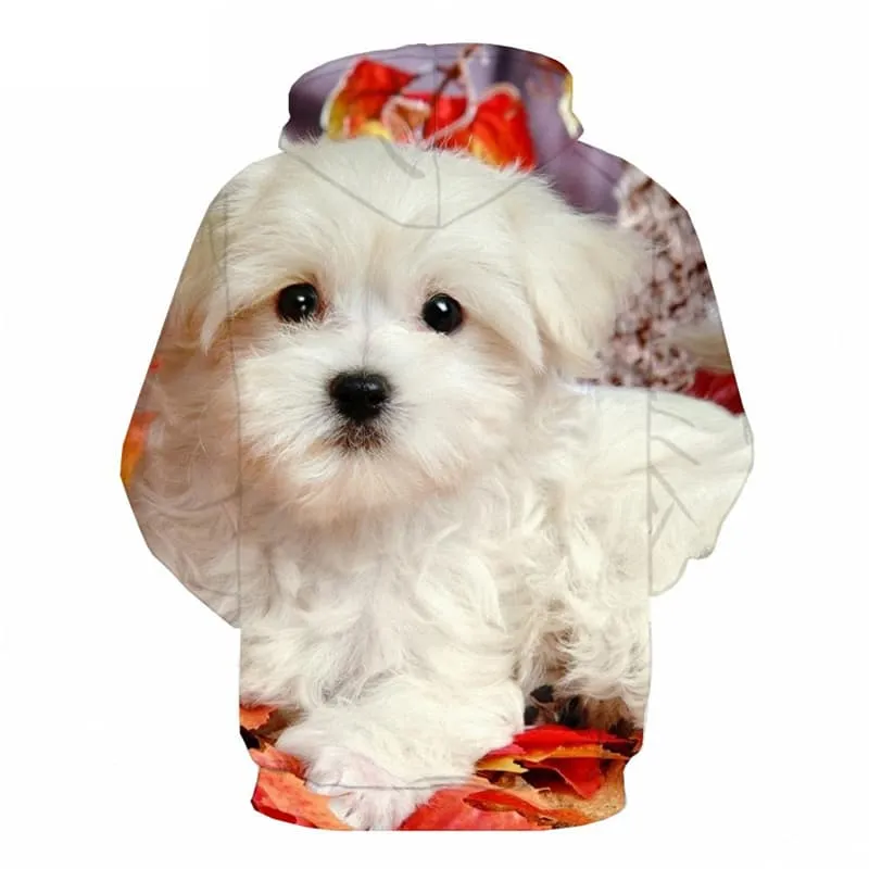 Christmas Sweatshirts men New Year Hoodie Print Animal Hooded Casual Harajuku Hoody Anime