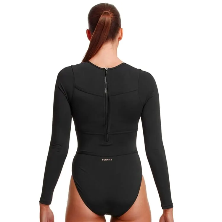 Funkita Women Long Life Flyer One Piece-Black
