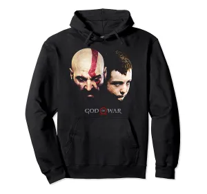 God of War Hoodie - Casual God of War Kratos and Son Black Hooded Sweatshirt