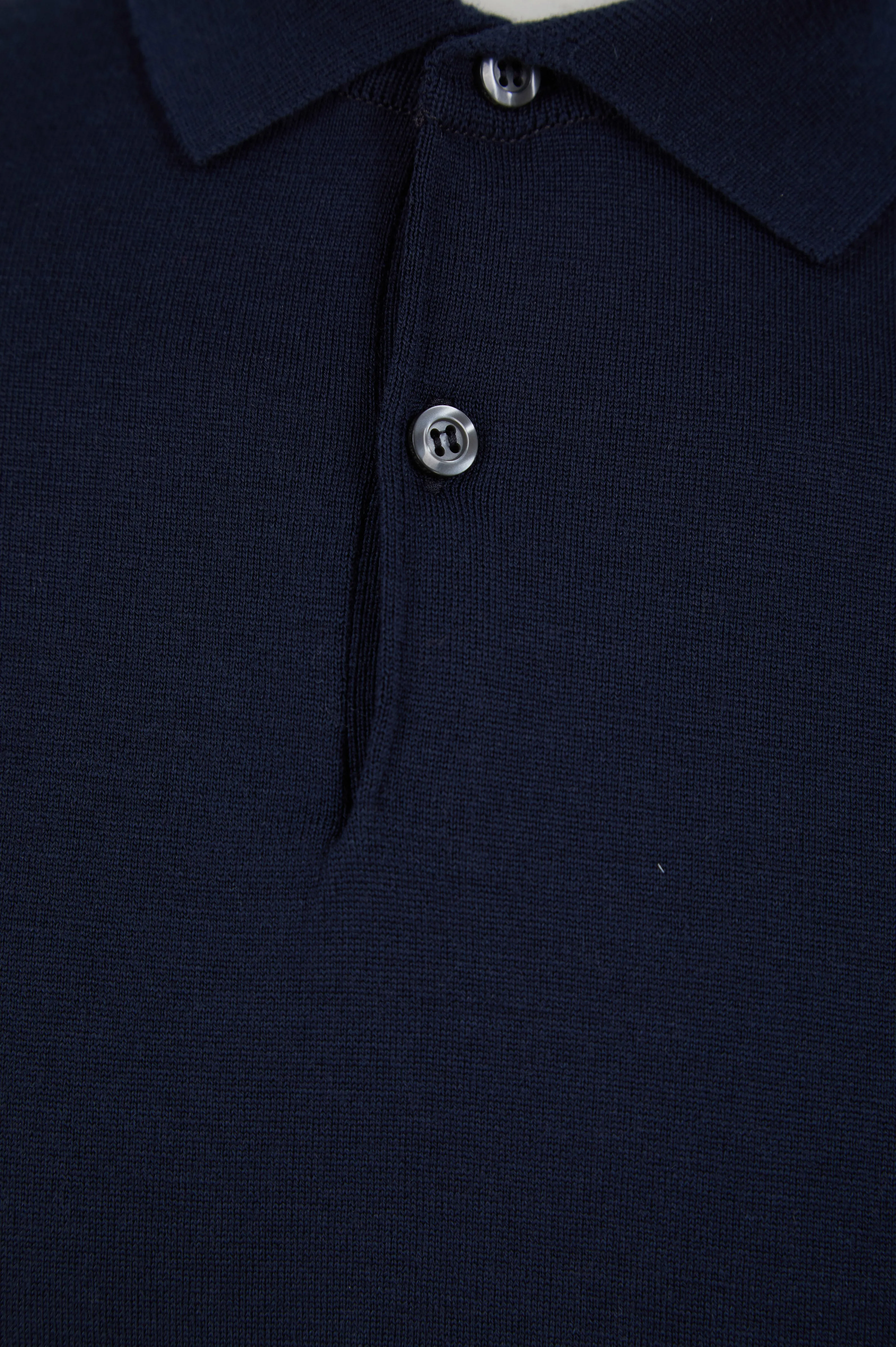 John Smedley Payton Polo Shirt Navy