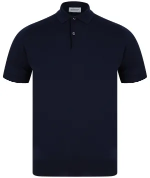 John Smedley Payton Polo Shirt Navy
