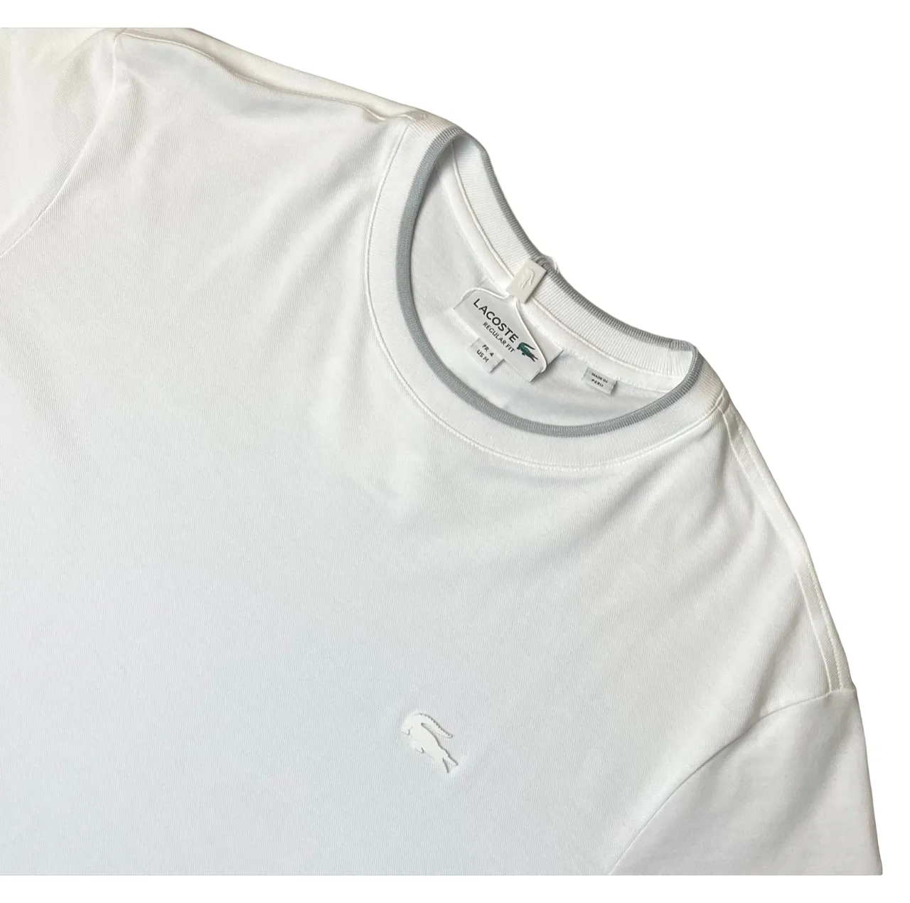 Lacoste Mens Ultra Light Pique Tonal Regular Fit T-Shirt - [TH6408-51]