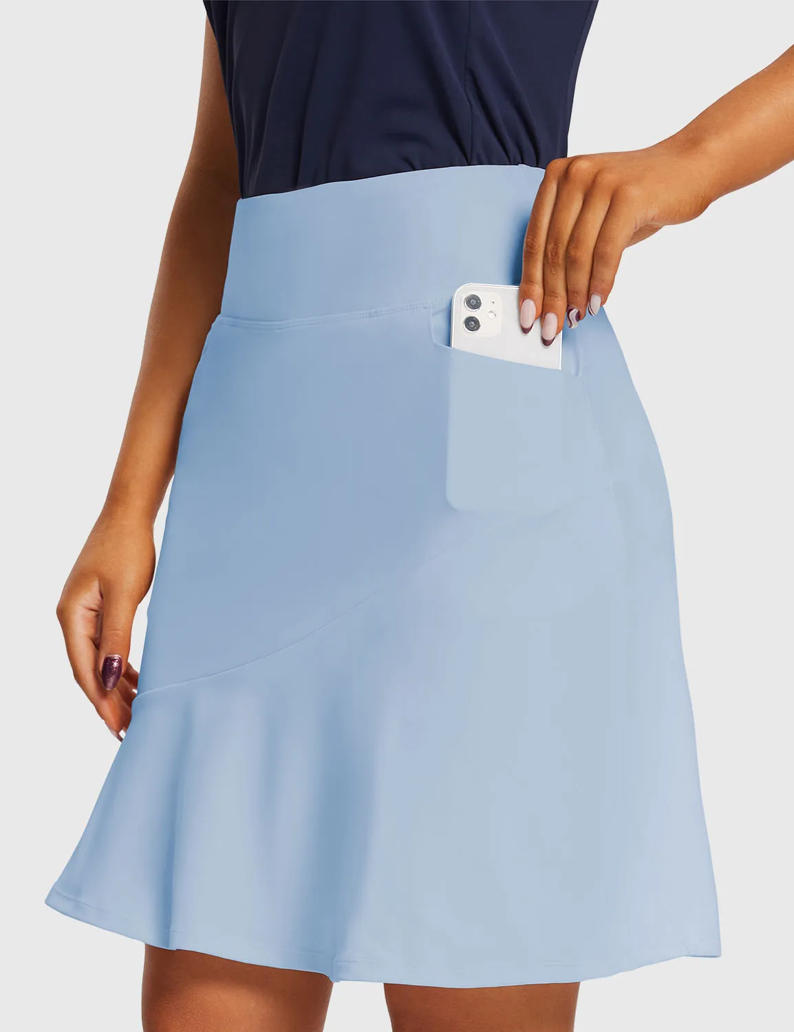 Laureate Knee-Length Lightweight Skorts