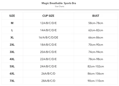 Magic Breathable Sports Bra