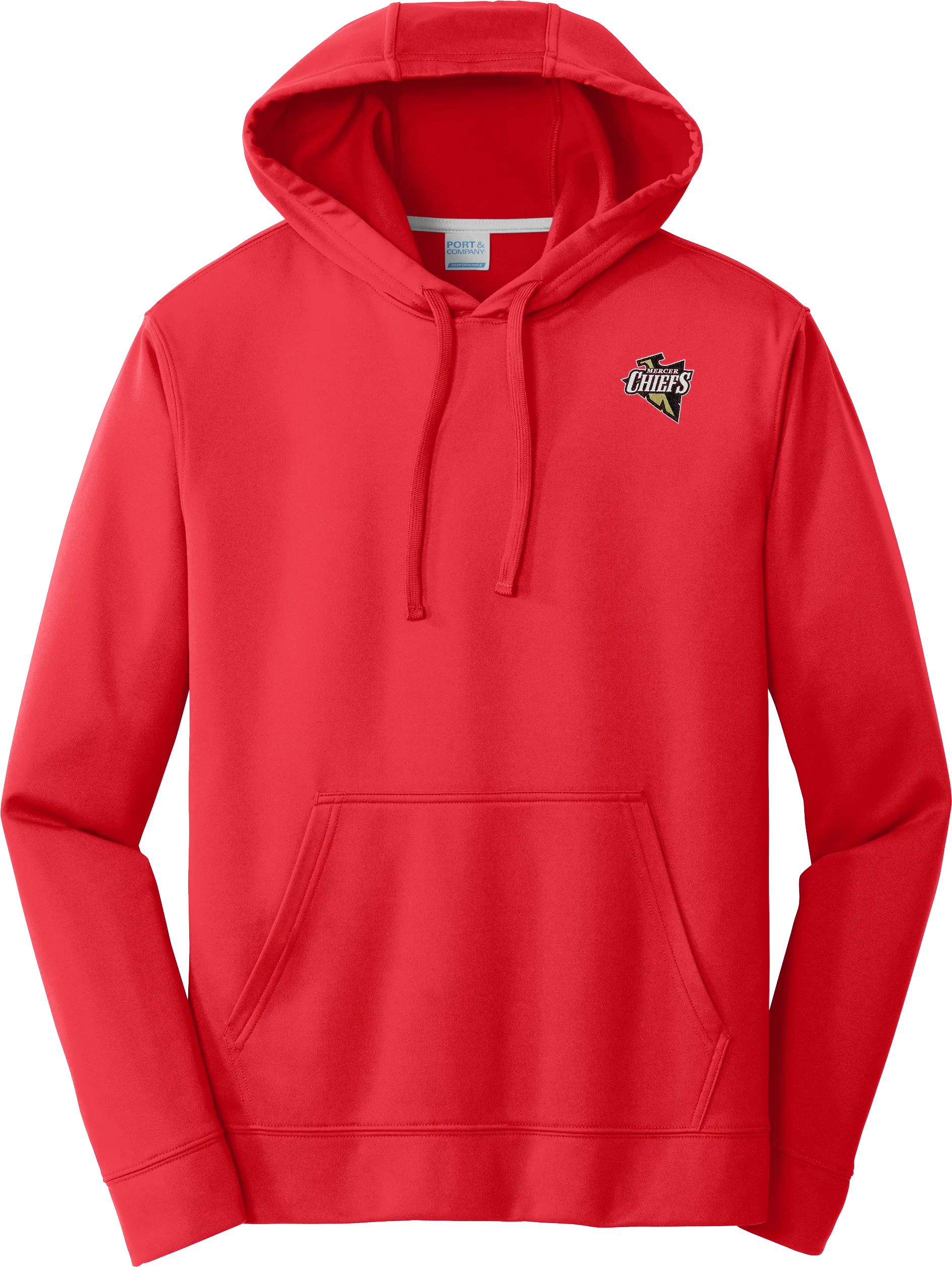 Mercer Chiefs Performance Fleece Pullover Hooded Sweatshirt