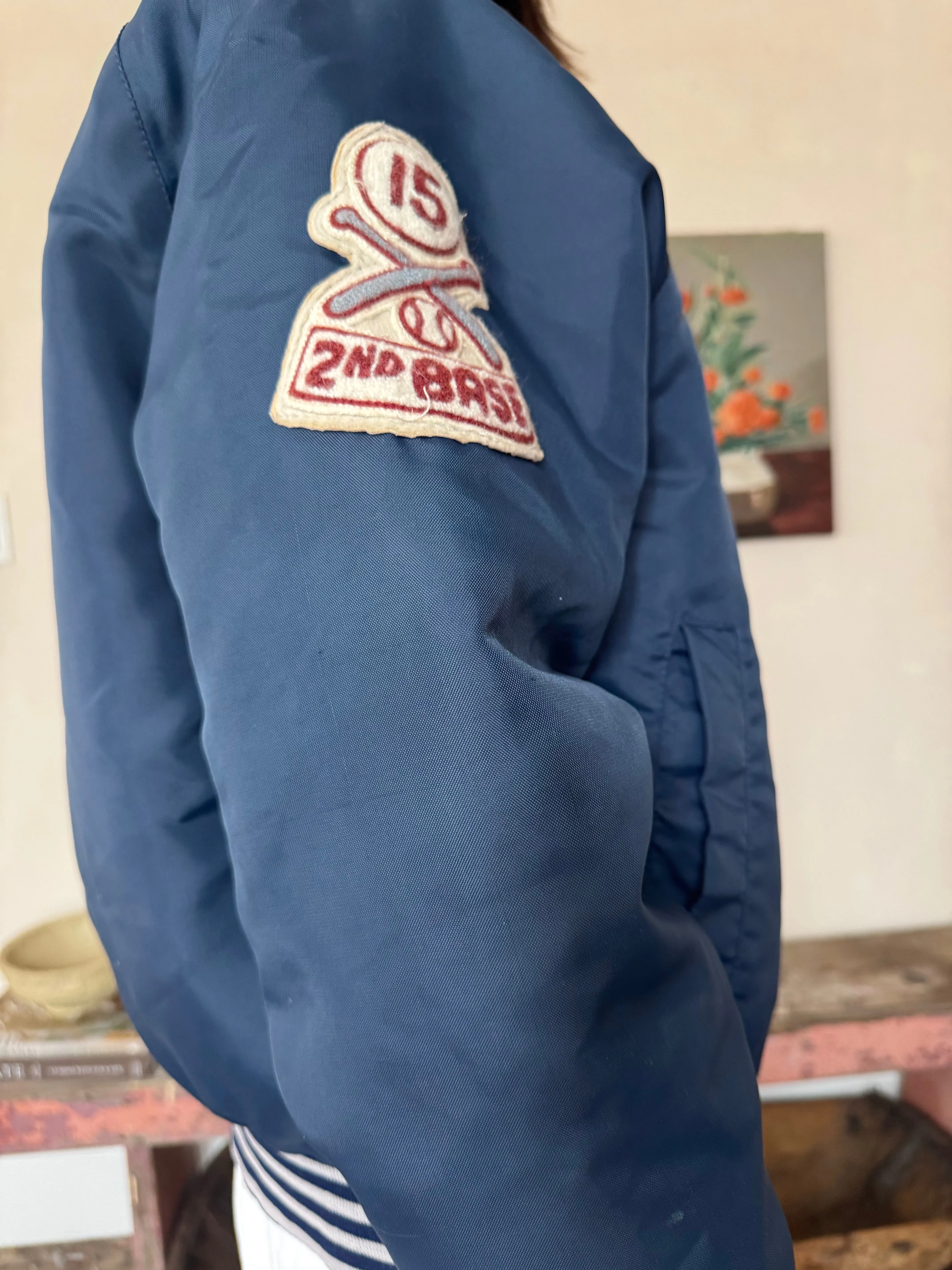 Navy Baseball Jacket