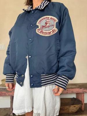 Navy Baseball Jacket