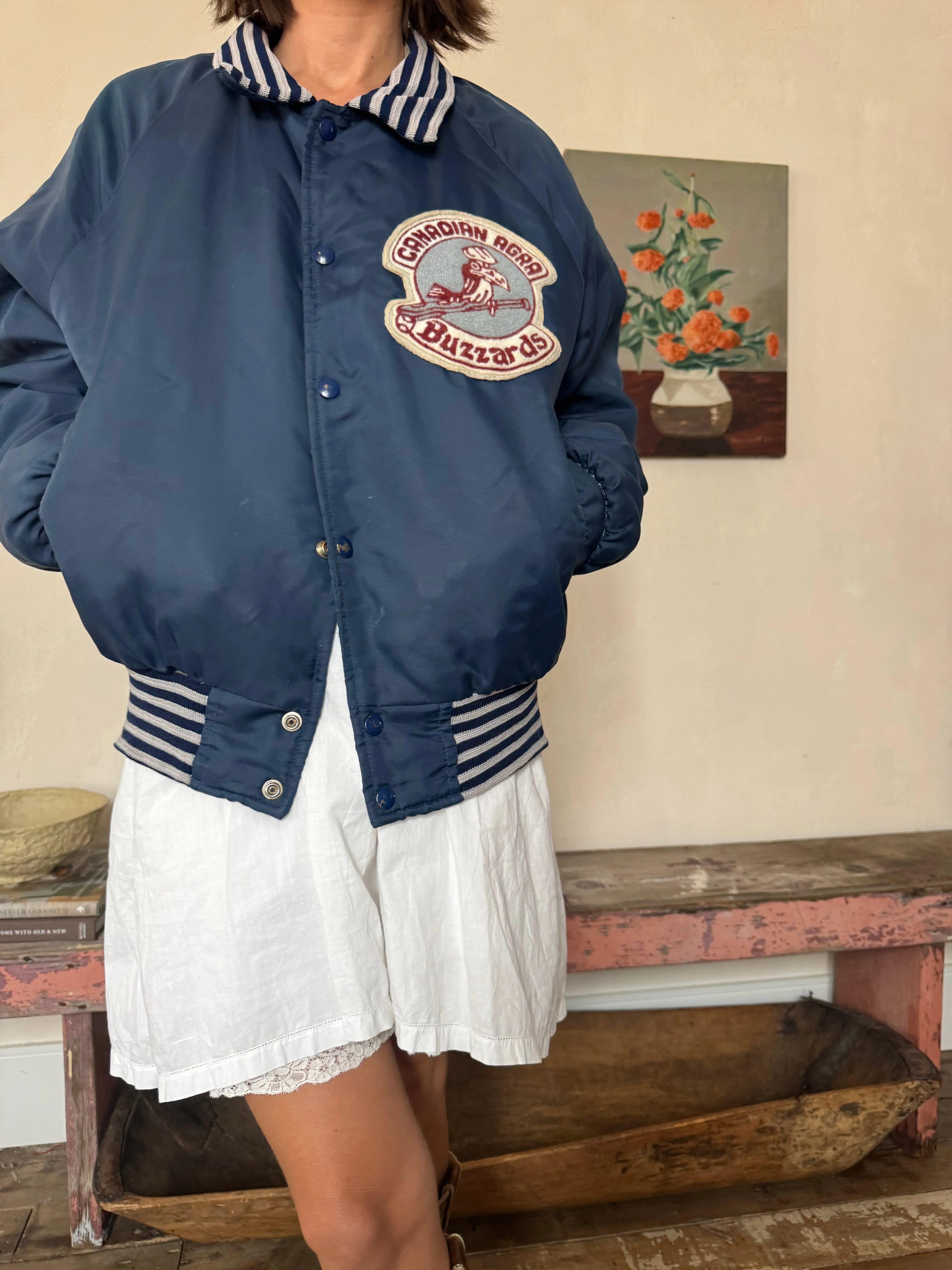 Navy Baseball Jacket