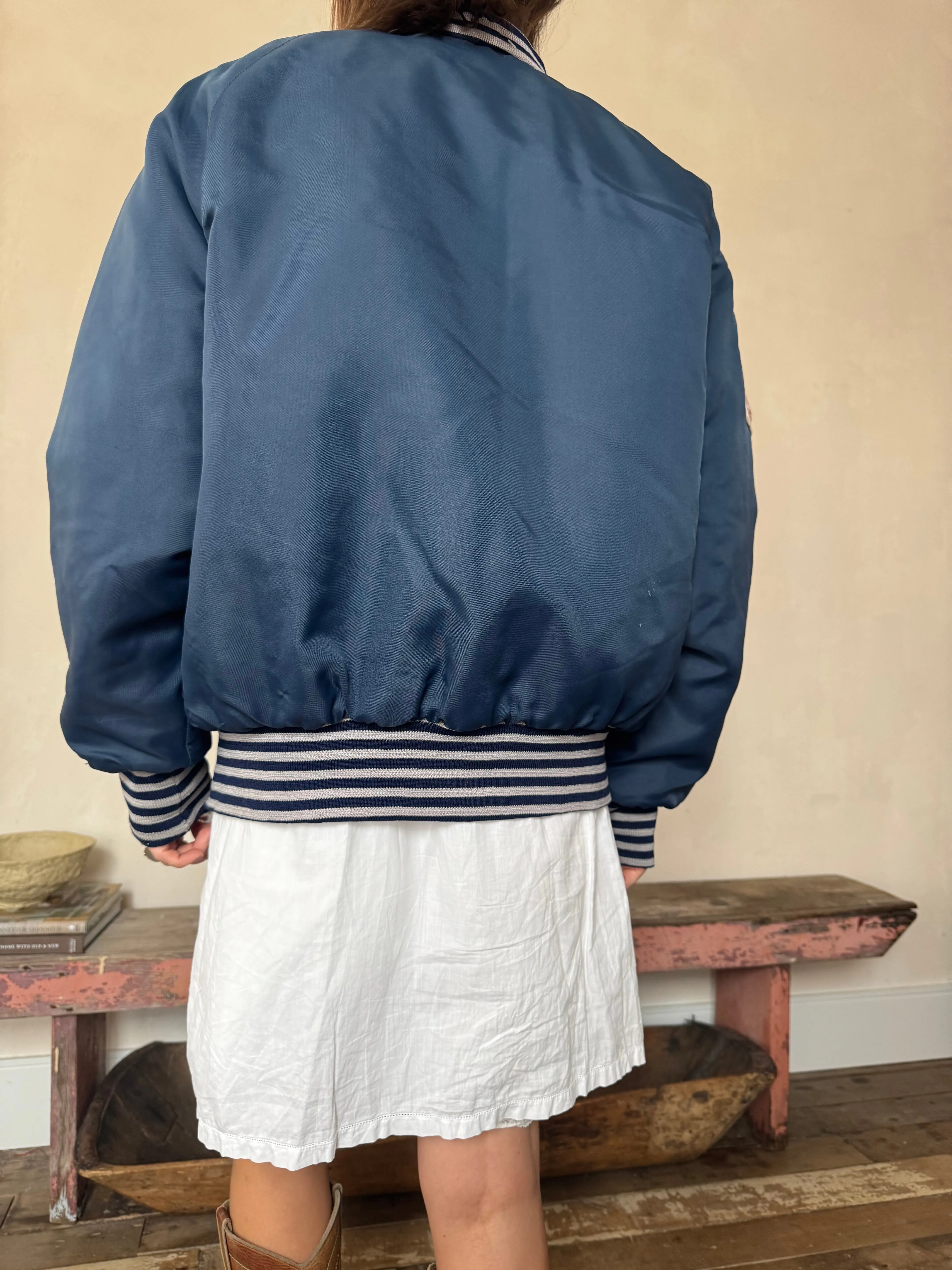Navy Baseball Jacket