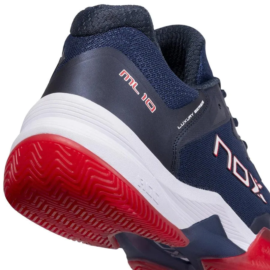 Nox Padel Shoes ML10 HEXA Blue Navy/Red