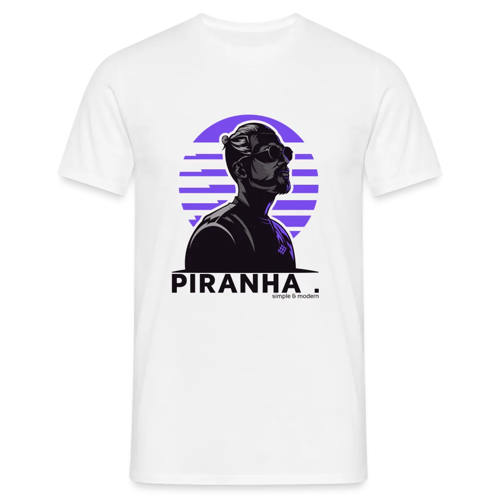 PIRANHA - simple & modern -  Mnner T-Shirt