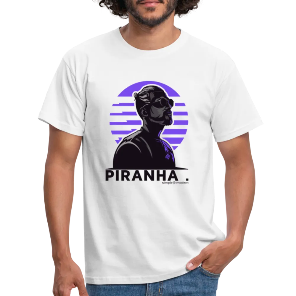 PIRANHA - simple & modern -  Mnner T-Shirt