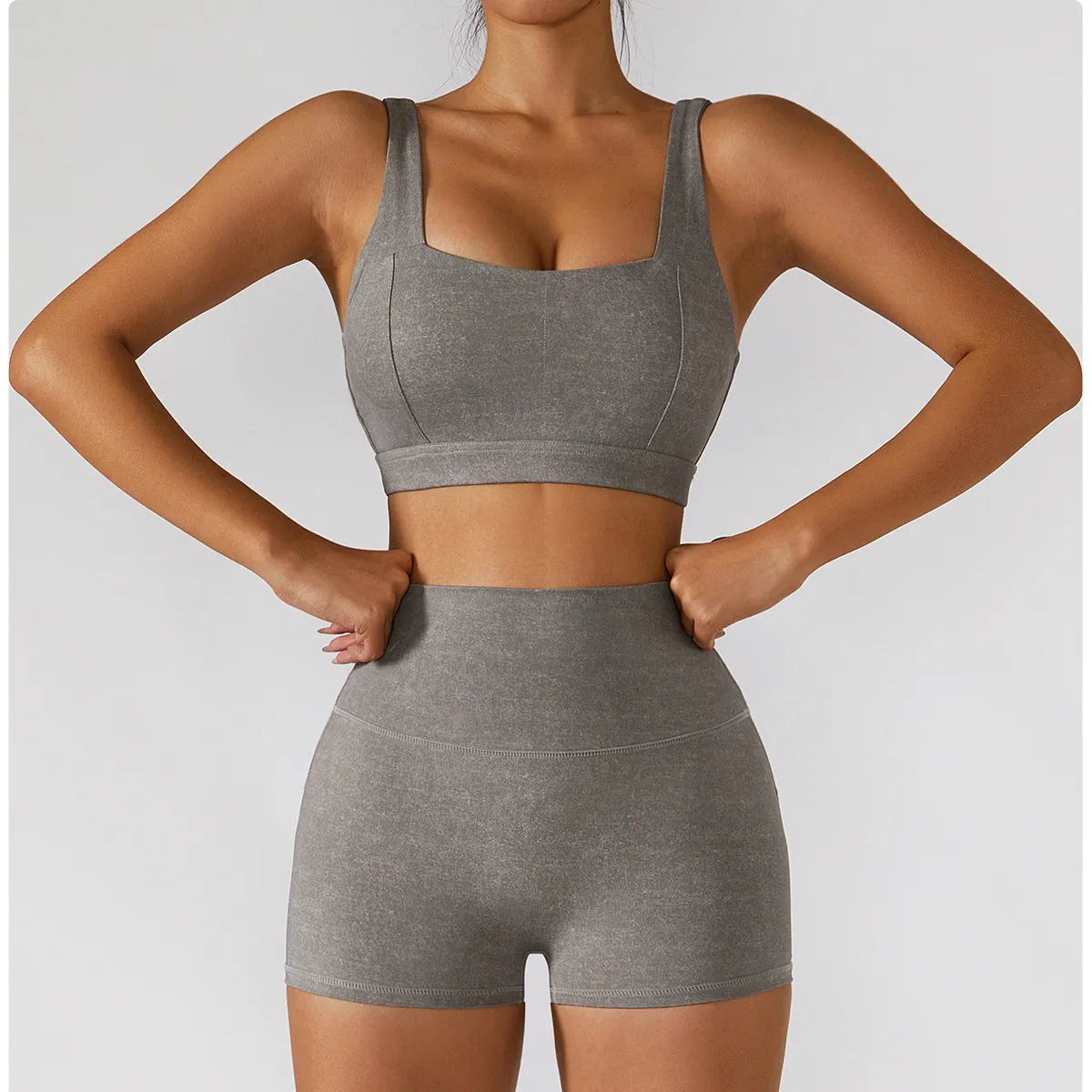 Wholesale Fitness Seamless Yoga Set