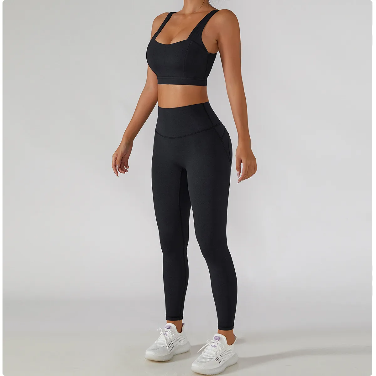 Wholesale Fitness Seamless Yoga Set